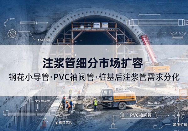 睢宁注浆管细分市场扩容，隧道钢花小导管、PVC 袖阀管、桩基后注浆管需求分化
