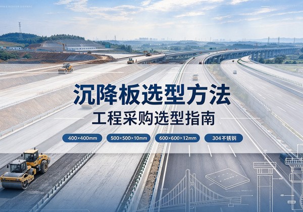 睢宁沉降板选择方法